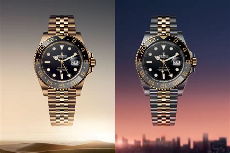 rolex gmt master 2 yellow rolesor|Rolex GMT Master ii models.